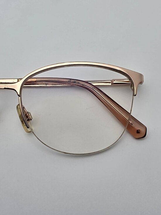 Swarovski SK 5296 028 Gold Rhinestone Semi Rimless Eyeglasses Frame w/ Flexhinge main image 5
